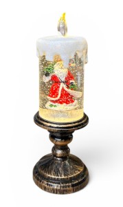 Świeca z wodą i figurką 31cm