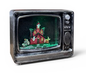 Telewizor z wodą i figurką 20cm