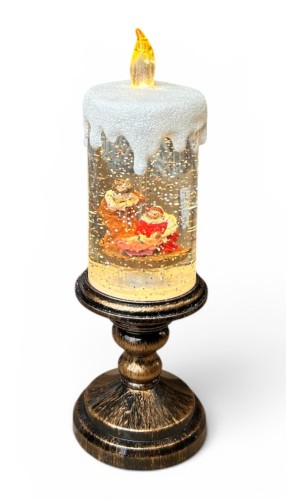 Świeca z wodą i figurką 32cm