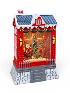 Domek z wodą i figurką 23cm
