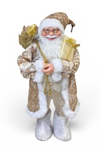 Mikołaj stojący złoty 60cm