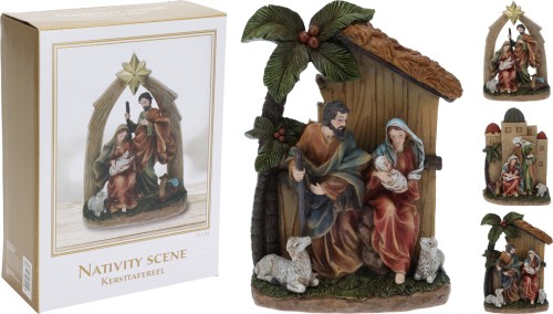 Szopka bożonarodzeniowa 21cm 3 wzory