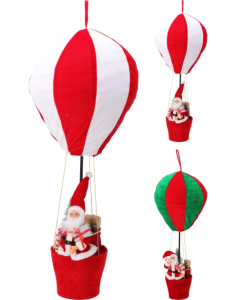 Balon z mikołajem 40x40x97cm 2 wzory