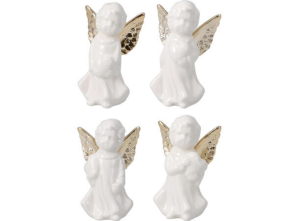 Aniołek porcelanowy 6x4x10cm