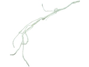 Gałąź ozdobna biała 80cm