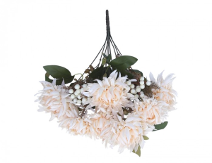 Bukiet z kremowych chryzantem 48cm