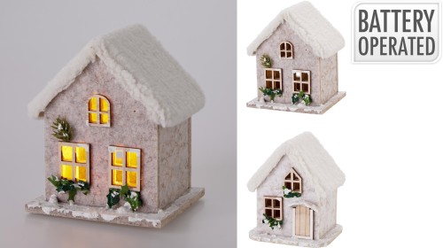 Domek filcowy LED 13x11x16cm