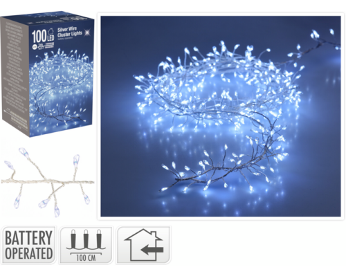 Oświetlenie 100LED zimny biały