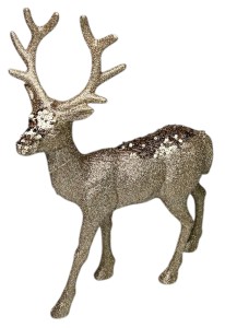Renifer brokat 33cm