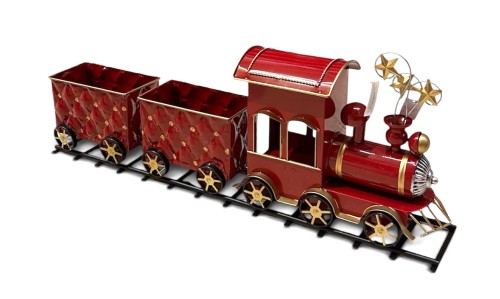 Pociąg metal z 2 wagonikami