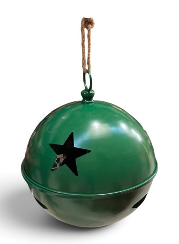 Dzwonek metal 50cm zielony