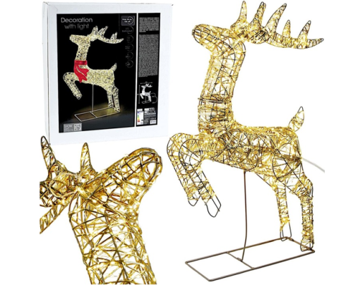 Renifer z kokardą 50x88cm 720LED