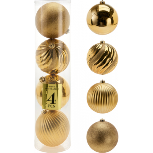 Bombki plastik 4szt 15cm