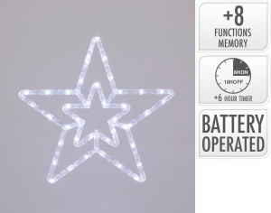Gwiazda biała 40LED