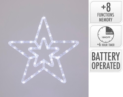 Gwiazda biała 40LED