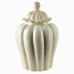 Pojemnik ceramiczny z pokrywką 21x21x32,5cm