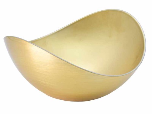 Misa dekoracyjna plastik złota 24x11cm