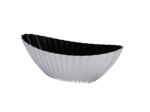 Osłonka plastik srebrna 36x12cm