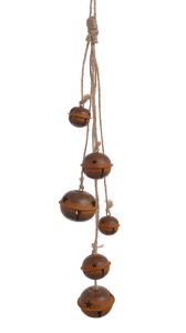 Girlanda z metalowymi dzwonkami 48cm