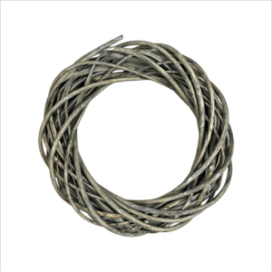 Wianek wiklinowy szary 30cm