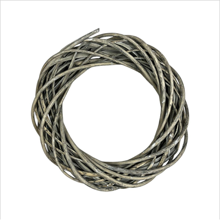 Wianek wiklinowy szary 30cm