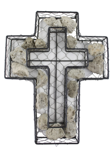 Świecznik metalowy Oris 35x25x5 cm