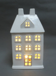 Domek ceramiczny LED 9,7x7,3x17,5cm
