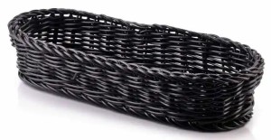 Koszyk na sztućce 27x11xh6cm HX370-BLACK