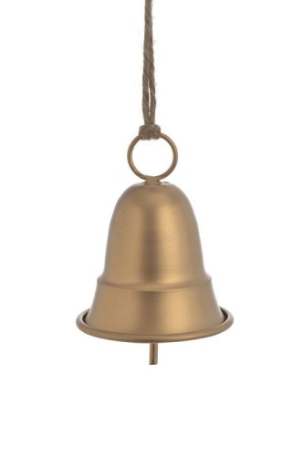 Metalowy dzwonek złoty 9xH11cm