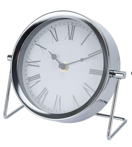 Zegar stojący metalowy 16cm