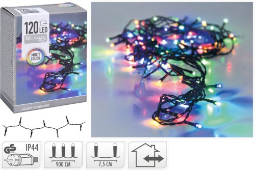 Oświetlenie 120 LED kolorowe