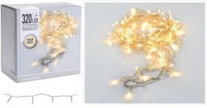 Oświetlenie 320LED ciepły biały