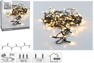 Oświetlenie 240 LED ciepły biały 