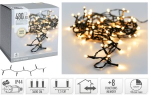 Oświetlenie 480LED - ciepła biel