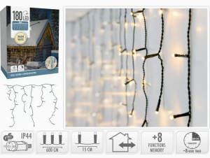 Oświetlenie 180LED ciepły biały 