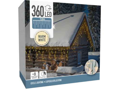 Oświetlenie 360LED ciepły biały