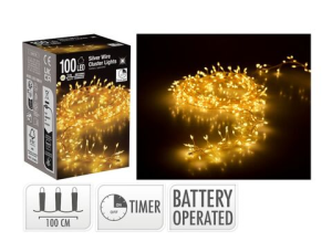Oświetlenie 100LED ciepły biały
