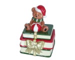Pojemnik ceramiczny z misiem 25x16 cm
