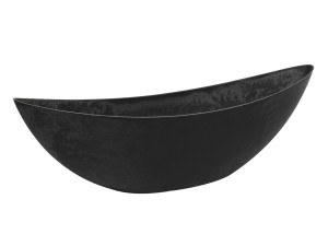 Osłonka łódka plastik 29x13cm czarny beton