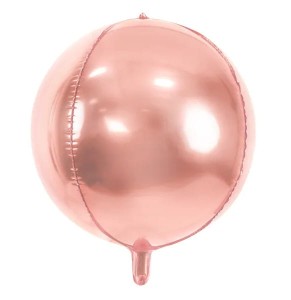 Balon foliowy kula różowe złoto 40cm