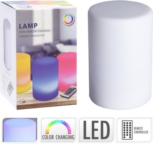 Lampa LED 10x15cm z pilotem na baterie