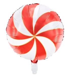 Balon foliowy Cukierek czerwony 5cm