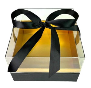 Flowerbox kwadrat 20x20x14cm czarny