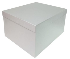 Pudełko prostokąt 31x22x12cm kpl.10szt. biały