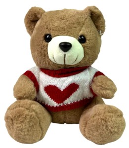 Maskotka miś pluszowy w sweterku 22cm