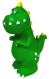 Skarbonka dinozaur zielony mała 17cm