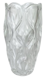 Wazon szklany przezroczysty 12,5x24cm