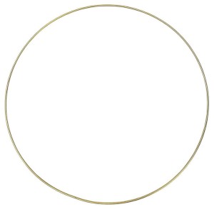 Koło złote 35cm metal