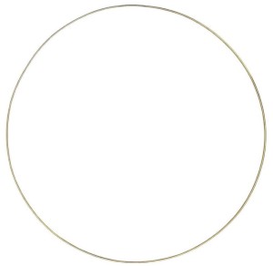 Koło złote 50cm metal
