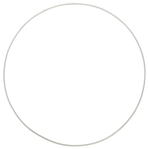 Koło białe 50cm metal